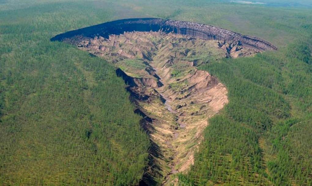 Siberia's gateway to the underworld crater is growing due to global warming