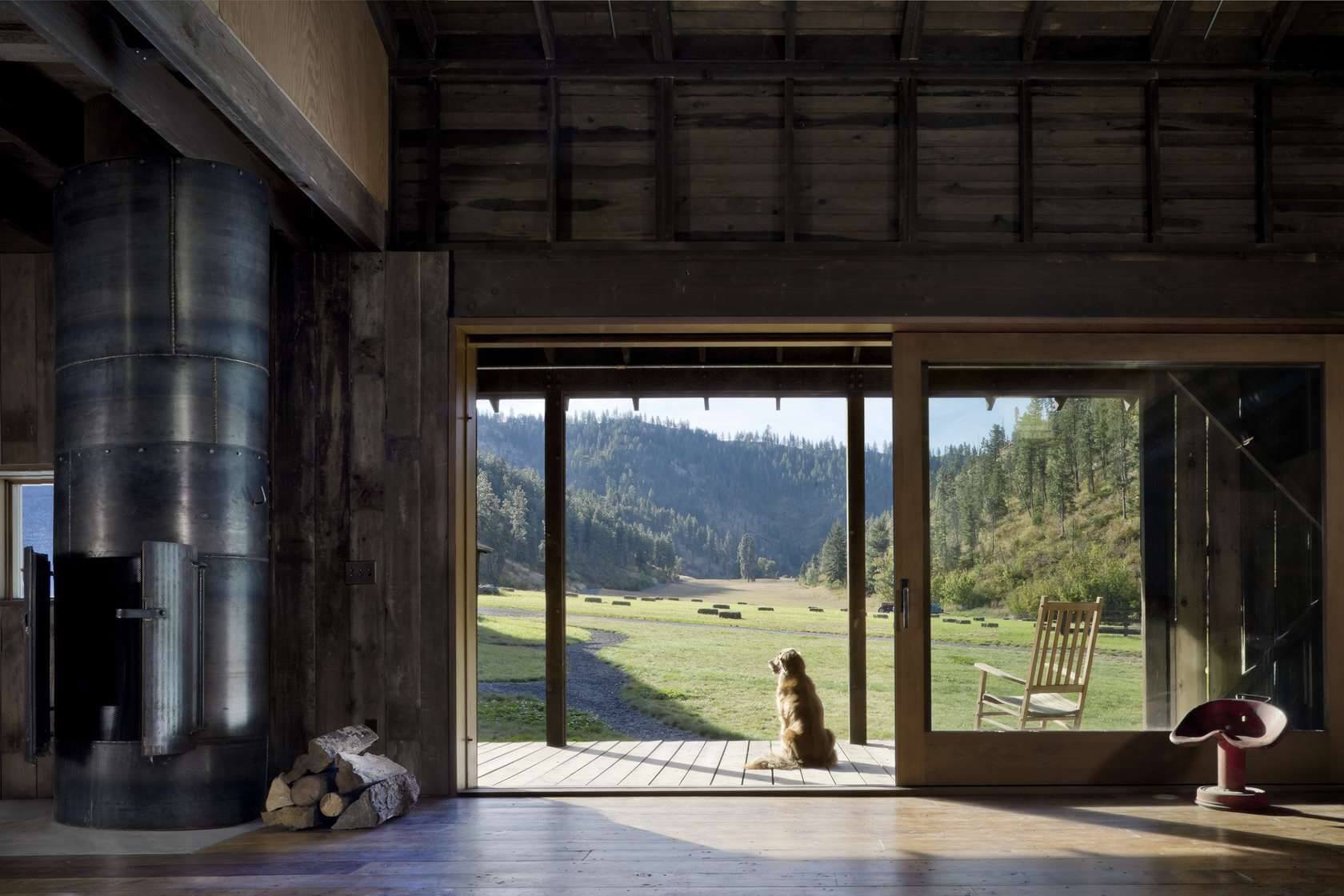 The building was restored with the intention of creating a comfortable home while retaining much of its original form, character ...